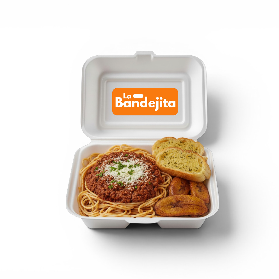 Pasta a la Boloñesa - La Bandejita Pasta a la boloñesa - Imagen 1
